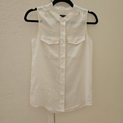 J. Crew Tank Button Shirt