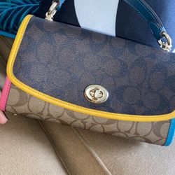 Coach Tilly23 Colorblock Purse