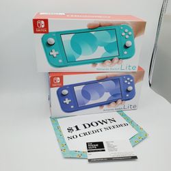 New Nintendo Switch LITE Handheld Gaming Console - 90 DAY WARRANTY - $1 DOWN - NO CREDIT NEEDED 