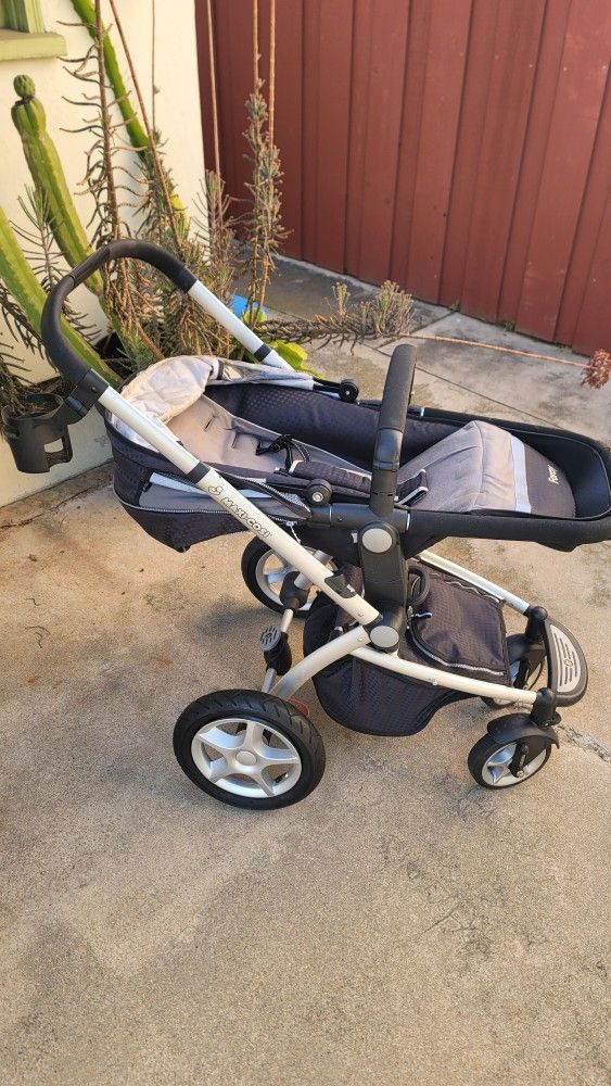 peg perego car seat height limit Primo Viaggio Lounge - Rear Facing Infant - Mon Amour eth-waste-reducing Model:841S WUR (Walleye) 22 to 65 lbs Gate Check Stroller Luggage