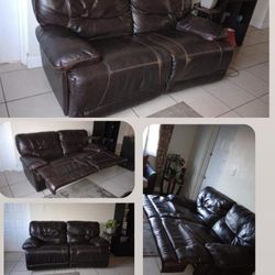 Leather Reclining Furniture 