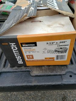 Brand New Box 2 1/2 Inch Coil Nails