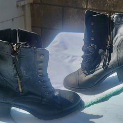 Ankel Booties Fawk Leather Women Boots