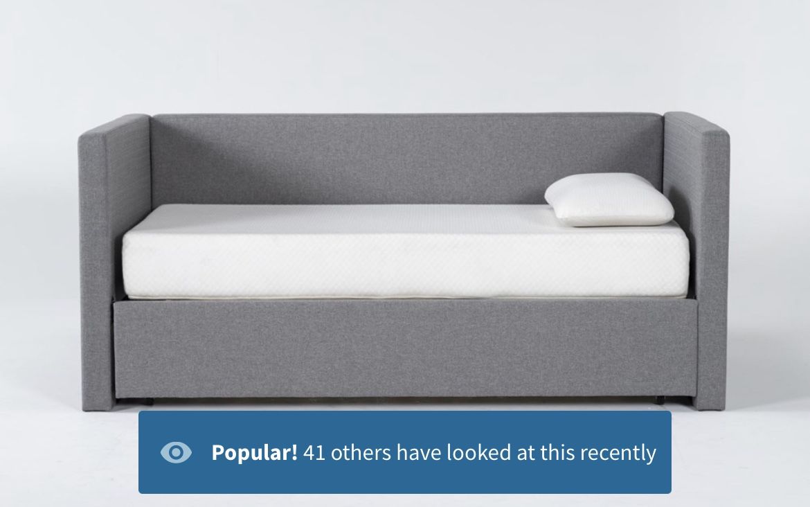 Living Spaces Emerson II Upholstered Twin Daybed With Trundle