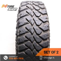 Set of 2 Used  13/32  LT  285/75R17  121/118Q  Maxxis  Buckshot Mudder II MT-764
