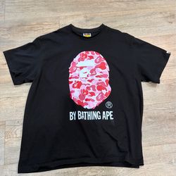 Pink Bape shirt