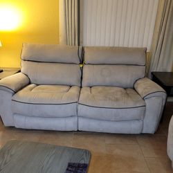 Dual POWER reclining Sofas (2)