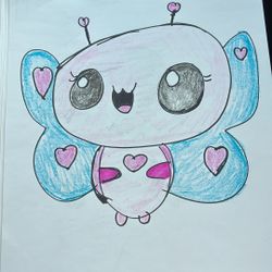 Drawing Of A Love Bug