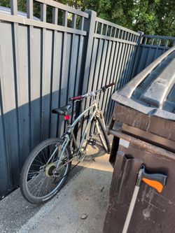 Discarded bicycle