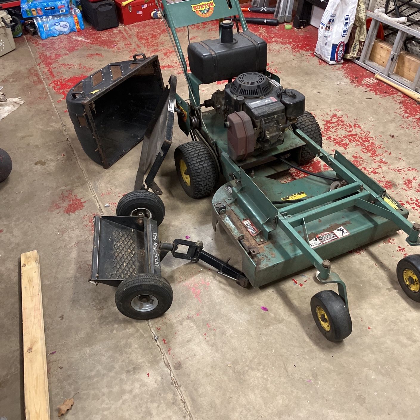 Bunton 36 online walk behind mower