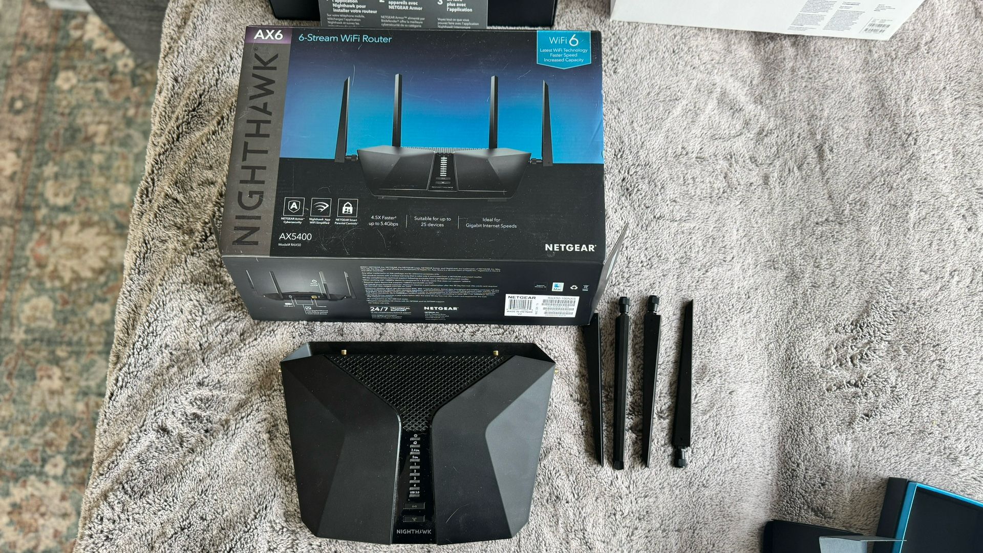 NetGear Nighthawk AX6 Router & eeros Mesh combo