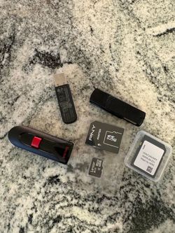 usb dives and sim cards