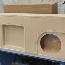 c10 sub box  behind the seat 