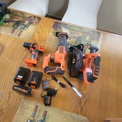 Black + Decker  Tools 
