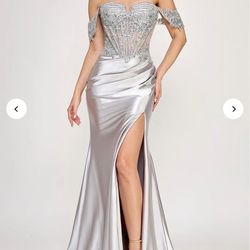 Silver dress