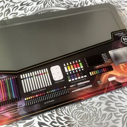 Art Set Mixed Media 86 Pieces Self Made Creative Kraft Storage Multicolor New