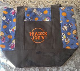Trader Joe's Halloween Peanuts Tote Bag