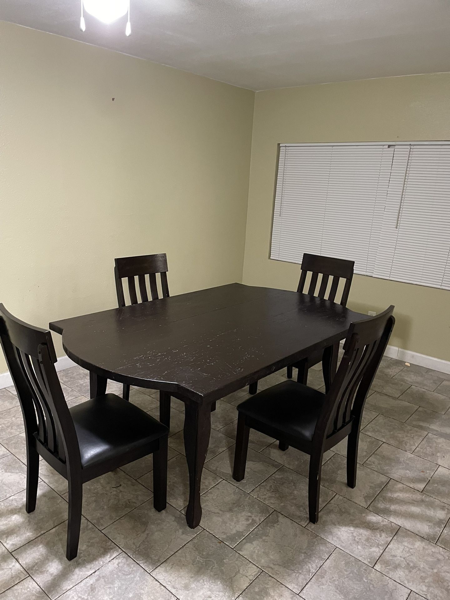 Table Of Four Real Wood