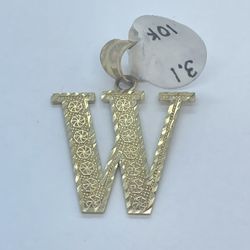 Gold Pendant Petter W 10K New 