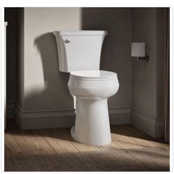 ☀️#5494 KOHLER Highline Arc Extra Tall 12 in. Rough In 2-Piece 1.28 GPF Single Flush Round Toilet in