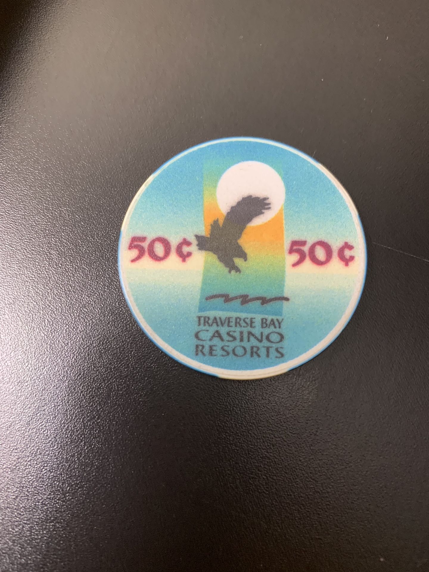 Traverse Bay Casino Resorts 50 Cents Chip