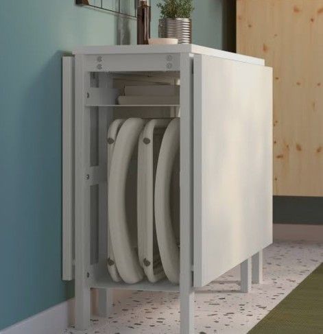 Ikea White Fold Dining Table