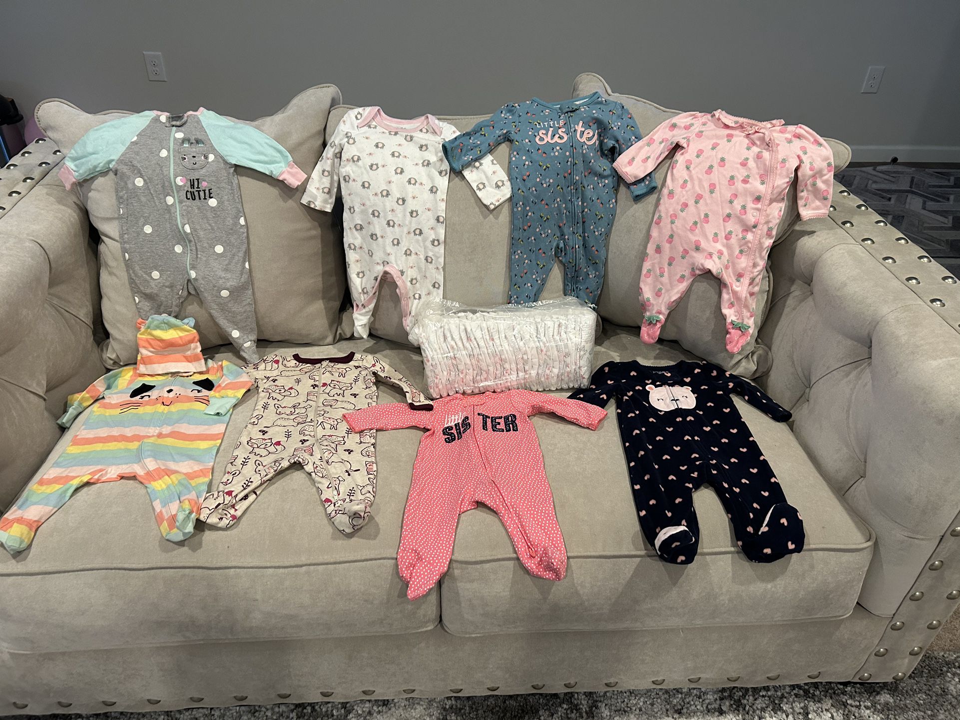 Baby Clothes And Newborn Diapers
