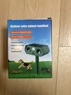 outdoor solar animal repellent