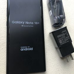 Samsung galaxy note 10 plus 256 gb unlocked, store warranty 