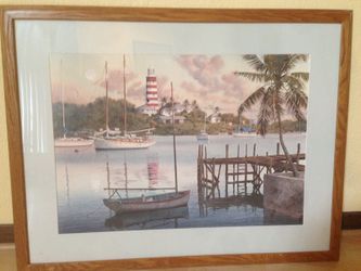 Signed Phil Capen "Daybreak in the Bahamas"