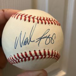 Wade Boggs signed baseball