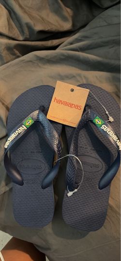 Havaianas Brasil Flip Flops Navy Blue