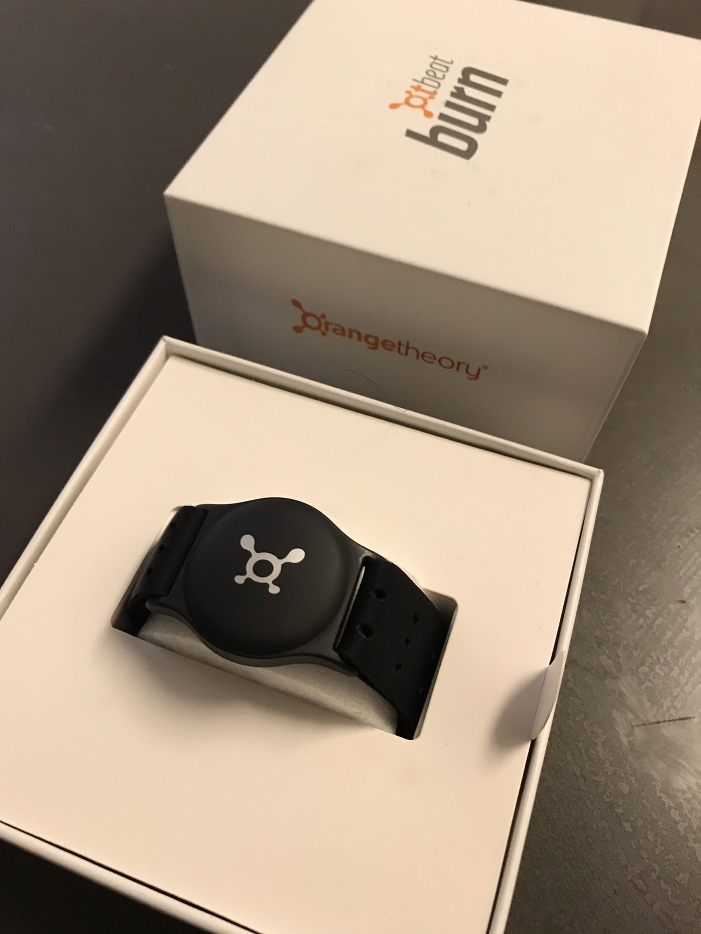 OT Beat Burn 2.0 Orange Theory Heart rate Monitor Brand New