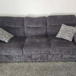Gray Couch Sofa Excellent Condition 