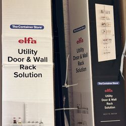 Elfa Utility Door and Wall Rack