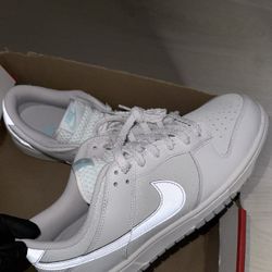 Nike Dunk Low Retro SE Summit White Metallic Silver - Men’s 11