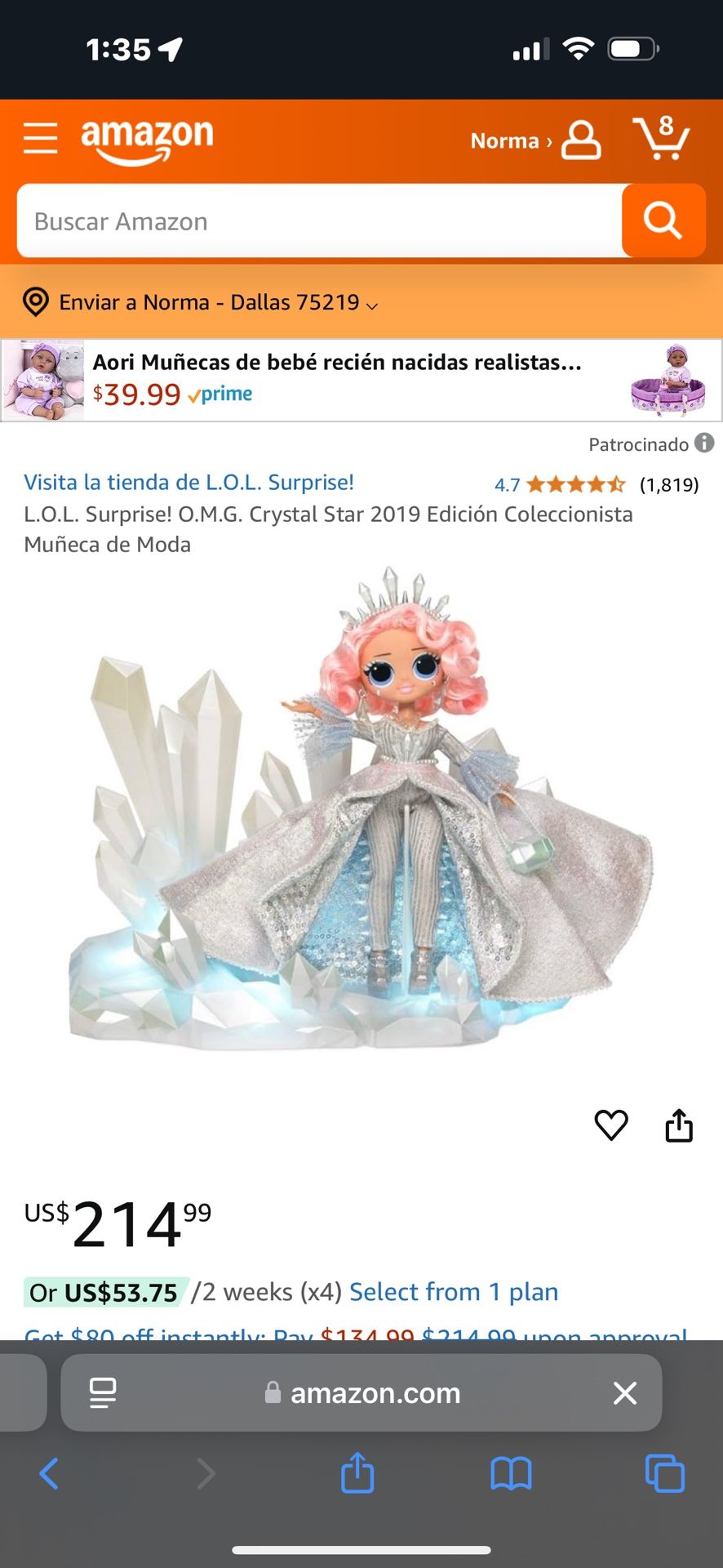 Lol Doll Crystal Star