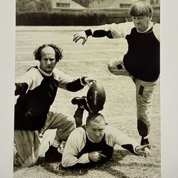 Three Stooges Football Photo