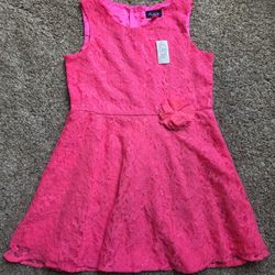New Girls Size 14 Hot Pink Dress