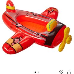 Intex Inflatable Red Airplane Pool Cruiser Boat for Children