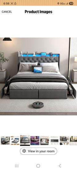 Queen bed
