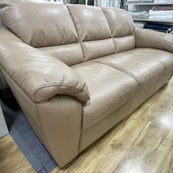 Leather Sofa Couch 