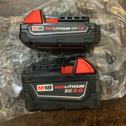 milwaukee battery new 