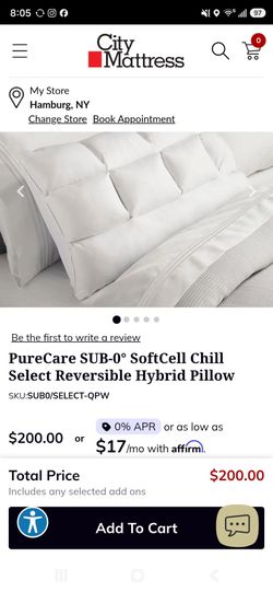 New qty 2 queen size cooling pillows $100 Obo