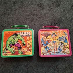 Vintage Metal Lunchbox Lunchbox Incredible Hulk