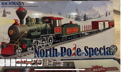 G BACHMANN 4-6-0 STEAM - Complete and Ready to Run Large-Scale Electric Train Set