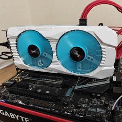 AMD RX 580 8GB GPU Graphics Card For Gaming Computer PC Desktop White