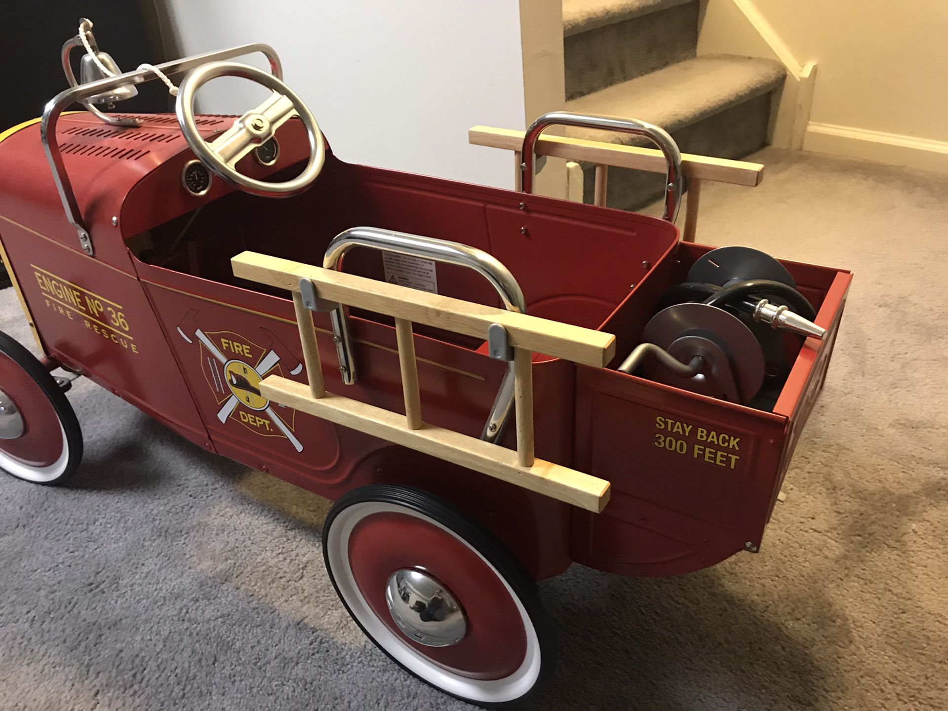 1932 Ford Fire Truck Pedal Car
