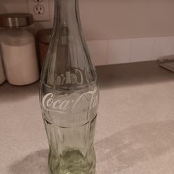 Vintage 1960's 1970's Coca Cola Bottle 