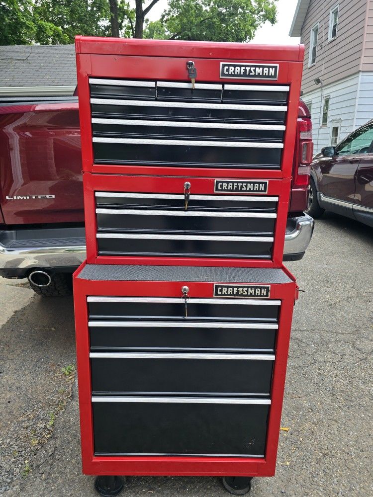 Craftsman 3 Tier Rolling Tool Box